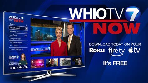 Watch News Center 7 WHIO on your smart TV or streaming device. Can’t watch us on air? Watch LIVE and on-demand coverage with FREE WHIO streaming app. …